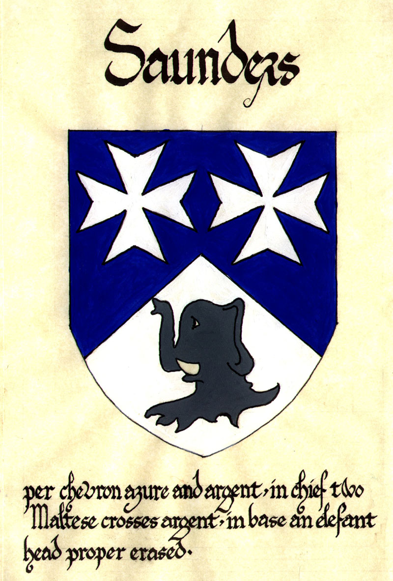 Blazon of the Arms of Sir Alastair